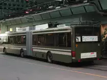 Swisstrolley Nr. 7 beim Depot Eigerplatz