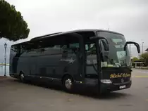 MB Travego als Sondermodell  Polaris  auf dem Parkplatz in Peschiera am Gardasee/Italien 05.11.2007