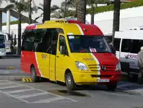 06.01.10,MB-Kleinbus der tib am Aeroport de Son Sant Joan,Palma de Mallorca/Spanien.