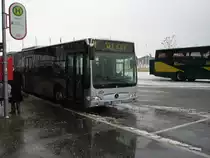 Ein Mercedes Citaro an der Messe Karlsruhe.