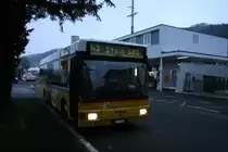 PU Obrist, Rheinsulz, AG 13'522 (MAN/Lauber 13.230HOCL, 1997) am 15.1.2010 beim Bahnhof Stein-S�ckingen.