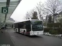 AG 370 321 (Mercedes Citaro O530LE�) beim Bhf. Zofingen am 15.1.2010. Diese CitaroII LE waren die ersten Low-Entry Citaros in der Schweiz.
