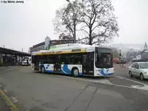 BOGG Nr. 93 ''Gunzgen'' (MAN Lion's City CNG A21) am 15.1.10 beim Bhf. Olten. 