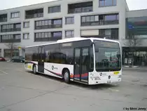 PU Eurobus/Knecht Nr. 72 (Mercedes CitaroII O530�) am 15.1.10 beim Bhf. Laufenburg. Dank der Linie 142 Brugg - Hottwil - Laufenburg kommen die weissen Postautos auch nach Laufenburg. 