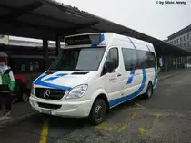 BOGG/Postauto (PU Wyss) SO 21287 (Mercedes Sprinter City 35) am 15.1.10 beim Bhf. Olten. Da die Konzession f�r die Linie 555 Olten - Allerheiligenberg bei Postauto und der BOGG liegt, erhielt dieser Sprinter auf den T�ren ein Hinweis aufs PostAuto.