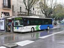 07.01.10,IVECO der EMT Nr.125 an der Placa del Mercat Weyler in der Inselhauptstadt Palma de Mallorca.