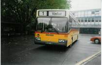 Aus dem Archiv; aus Liechtenstein: Frommelt, Vaduz Nr. 14/FL 6128 Mercedes O 405 am 10. Oktober 1996 Buchs/SG, Bahnhof