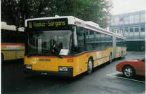 Aus dem Archiv; aus Liechtenstein: Frommelt, Vaduz Nr. 6/FL 2602 Mercedes O 405GN am 10. Oktober 1996 Buchs/SG, Bahnhof