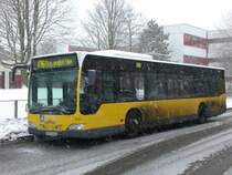 Mercedes-Benz O 530 II (Citaro Facelift) auf der Linie X76 an der Haltestelle Lichtenrade Nahariyastra�e.