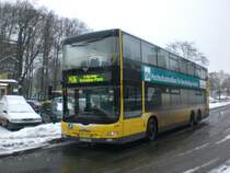 MAN Lion's City DD (Doppelstock) auf der Linie M76 nach U-Bahnhof Walther-Schreiber-Platz am S-Bahnhof Lichtenrade.