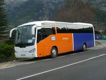 12.01.10,Mercedes-Benz IRIZAR auf der Carretera Desviament in S�ller auf Mallorca.