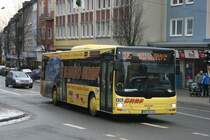Graf Reisen 482 (HER AG 142) an der Haltestelle Witten Rathaus,2.1.2010.
 