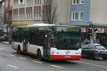 BOGE 0205 (EN BO 205) an der Haltestelle Witten Rathaus,2.1.2010.
