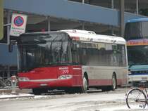 Winterthur - Solaris  Nr.209  ZH 730209 abestellt als Reserve in der Stadt Winterthur am 10.01.2010
