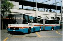 Aus dem Archiv: GFM Fribourg Nr. 129/FR 459 Volvo/Hess am 15. August 1998 Fribourg, Bahnhof