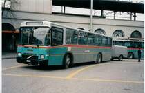 Aus dem Archiv: GFM Fribourg Nr. 34/FR 355 Volvo/R&J am 3. April 1999 Fribourg, Bahnhof