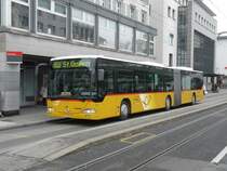 Postauto - Mercedes Citaro TG 686 unterwegs auf der Linie 200 in der Stadt St.Gallen am 16.01.2010