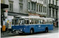 Aus dem Archiv: TF Fribourg Nr. 64/FR 616 Volvo/Hess am 15. August 1998 Fribourg, Bahnhof
