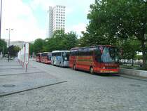 Teilblick in den Dortmunder Busbahnhof