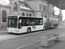 VZO - Mercedes Citaro Nr.62 ZH 691895 unterwegs auf der Linie 885 bei den Bushaltestellen beim Bahnhof Rapperswil/SG am 16.01.2010