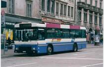 Aus dem Archiv: TF Fribourg Nr. 72/FR 600 Volvo/Hess am 3. April 1999 Fribourg, Bahnhof
