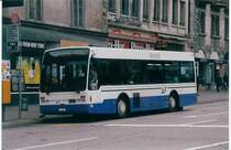 Aus dem Archiv: TF Fribourg Nr. 79/FR 654 Van Hool am 3. April 1999 Fribourg, Bahnhof