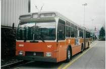 Aus dem Archiv: TPG Gen�ve Nr. 147/GE 96'389 FBW/R&J am 16. M�rz 1997 Gen�ve, Palexpo