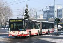 DVG 415 (DU DV 4406) am Betriebshof Stadtmitte der EVAG.
Aufgenommen am 26.1.2010.