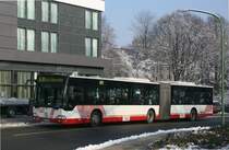 DVG 510 (DU DV 5510) mit einer Sonderfahrt.
Aufgenommen an der Grugahalle am 26.1.2010.