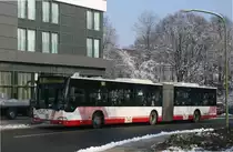 DVG 510 (DU DV 5510) mit einer Sonderfahrt.
Aufgenommen an der Grugahalle am 26.1.2010.