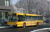 EVAG 3264 (E VG 3264) im Messe Sonderverkehr mit der Gelben Linie.
Aufgenommen an der Grugahalle am 26.1.2010.