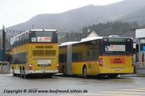 PostAuto, Region Nordschweiz, Regie Balsthal, 
MB Citaro GL und ein Neoplan Doppeldecker in Balsthal