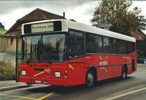 Aus dem Archiv: AAGK, Koppigen Nr. 6/BE 122'011 Volvo am 13. November 2004 bei der Haltestelle Bolligen Halen.