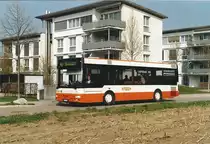 RBS, Worblaufen Nr. 21/BE 476'321 MAN am 20. April 2006 auf der Linie 43 zwischen Kappelisacker und Aespliz.