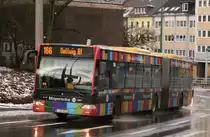 EVAG 3501 (E VG 3501) mit Werbung f�r die Mayersche.
Aufgenommen auf der Steelerstr,28.1.2010.