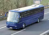 BOVA Futura der  Keufen-Reisen , unterwegs auf der A 61 bei Rheinbach Richtung S�den - 08.02.2010