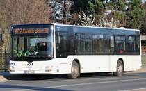 MAN, Linie 802 der RVK am 26.11.2009 in Euskirchen.