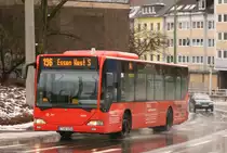 EVAG 3404 (E VG 3404) mit Werbung f�r Radio Essen.
Aufgenommen auf der Steelerstr.
28.1.2010
