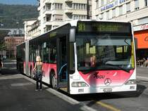 BGU Grenchen Nr. 32/BE 61024 Mercedes Citaro am Bahnhof Biel. Die Aufnahme stammt vom 29.09.2009.
