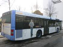 Der Wagen 41 mit seiner genderten SWD Werbung.Aufgenommen am 3.2.2010
am ZOB.Der Wagen steht hier als Einsetzwagen.