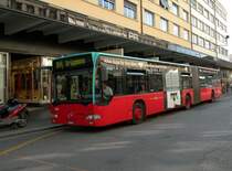 Mercedes Citaro mit der Betriebsnummer 149 in der Nhe vom Bahnhof Biel. Die Aufnahme stammt vom 29.09.2009.