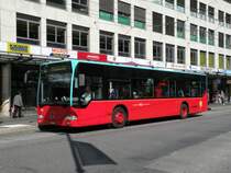 Mercedes Citaro mit der Betriebsnummer 123 beim Guisanplatz in Biel. Die Aufnahme stammt vom 29.09.2009.