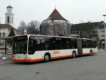 BSU - Mercedes Citaro Nr.40 SO 143440 unterwegs auf der Linie 1 in der Stadt Solothurn am 23.01.2010