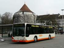 BSU - Mercedes Citaro Nr.67 SO 142067 unterwegs auf der Linie 2 in der Stadt Solothurn am 23.01.2010