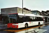 TRAVYS Yverdon VD 360'502 MAN am 23. Dezember 2009 Yverdon, Bahnhof