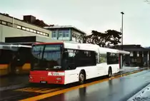 TRAVYS Yverdon VD 3712 MAN am 23. Dezember 2009 Yverdon, Bahnhof