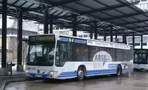 Sander Reisen 316 (HA Y 905) mit Werbung f�r die ARGE Hagen.
Aufgenommen am HBF Hagen,31.1.2010.