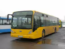 Der erste Van Hool NewA330 in Polen. Unternehmen: Bus Service Center Gliwice (Subunternehmen PKM Gliwice). Ex Veolia Breda. 10.02.2010 Ruda Śląska - Halemba