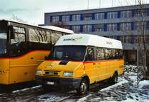 CarPostal Ouest VD 551'712 Iveco am 23. Dezember 2009 Yverdon, Postgarage