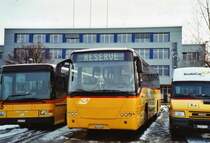 CarPostal Ouest VD 510'242 Volvo (ex P 25'163) am 23. Dezember 2009 Yverdon, Postgarage